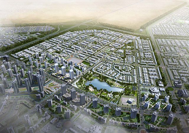 The 64-sq-km South Saad Al-Abdullah Residential City ... China Gezhouba Group Company broke ground on the project early this year.